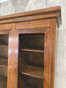 1930's Wire Front 3 Door Display Cabinet Bibliotech