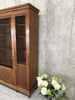 1930's Wire Front 3 Door Display Cabinet Bibliotech