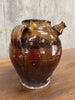 Brown Glazed Walnut Oil Jug