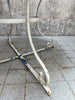 2 Metal Garden Chairs + 2 Carvers + Circular Table