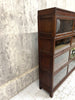 Globe-Wernicker Style Sectional Glass Front Bookcase Display Cabinet