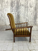 Gold Velvet Reclining Morris Chair