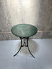 Forest Green Metal Gueridon Garden Table