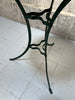 Forest Green Metal Gueridon Garden Table