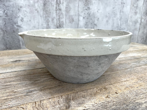 Large Stoneware Dairy Bowl