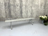 Grey Cast Iron and Wooden Bench