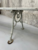 Grey Cast Iron and Wooden Bench