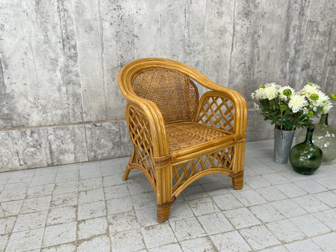 1970 Wicker Armchair