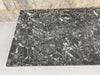 Large French Black Marble and Cast Iron Bistro Table