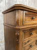 Marble Topped Bedside Table with Pot Cupboard