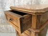 Marble Topped Bedside Table with Pot Cupboard