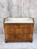 Marble Top Wash Stand Chest of Two over Two Drawers