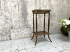 Napoleon III Bedside Table Occasional Table with Brass Details