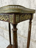 Napoleon III Bedside Table Occasional Table with Brass Details