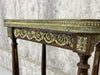 Napoleon III Bedside Table Occasional Table with Brass Details