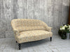 Napoleon III Canape Sofa to Reupholster With Ebonised Turned Legs