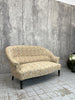 Napoleon III Canape Sofa to Reupholster With Ebonised Turned Legs