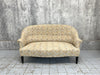 Napoleon III Canape Sofa to Reupholster With Ebonised Turned Legs