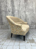Napoleon III Canape Sofa to Reupholster With Ebonised Turned Legs