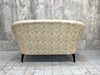 Napoleon III Canape Sofa to Reupholster With Ebonised Turned Legs