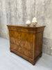 Napoleon III Veneer Chest of Drawers with Shield Detail
