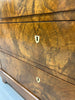 Napoleon III Veneer Chest of Drawers with Shield Detail