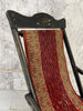 Napoleon III Ebonsied Tapestry Deck Chair