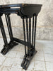 Ebonized Napoleon III Decorative Nest of 3 Occasional Tables