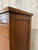 1920's Solid Oak Double Tambour Filing Cabinet