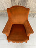 Napoleon III Mohair Velvet Armchair