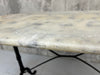 Rustic 120.5cm Oval Marble Kitchen Bistro Table