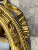Gilded Decorative Napoleon III Oval Mirror