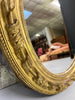 Gilded Decorative Napoleon III Oval Mirror