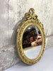 Gilded Decorative Napoleon III Oval Mirror