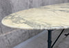 Oval Marble Kitchen Bistro Table