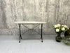 Weather Worn Oval Marble Bistro Table