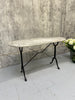 Weather Worn Oval Marble Bistro Table