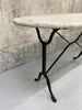 Weather Worn Oval Marble Bistro Table