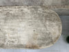 Weather Worn Oval Marble Bistro Table