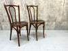 A Pair of High Back Bentwood Bistro Chairs