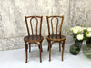 A Pair of High Back Bentwood Bistro Chairs