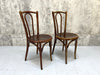 A Pair of High Back Bentwood Bistro Chairs