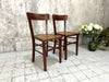 Pair of French Bistro Cafe Chairs