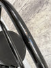 Pair Round Back Ebonised Bentwood French Bistro Chairs