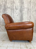 Pair of French Leather Club Chairs