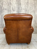 Pair of French Leather Club Chairs