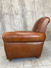 Pair of French Leather Club Chairs