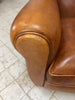 Pair of French Leather Club Chairs