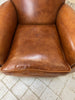 Pair of French Leather Club Chairs