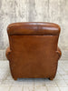 Pair of French Leather Club Chairs